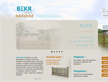 Tablet Screenshot of bekrservis.cz